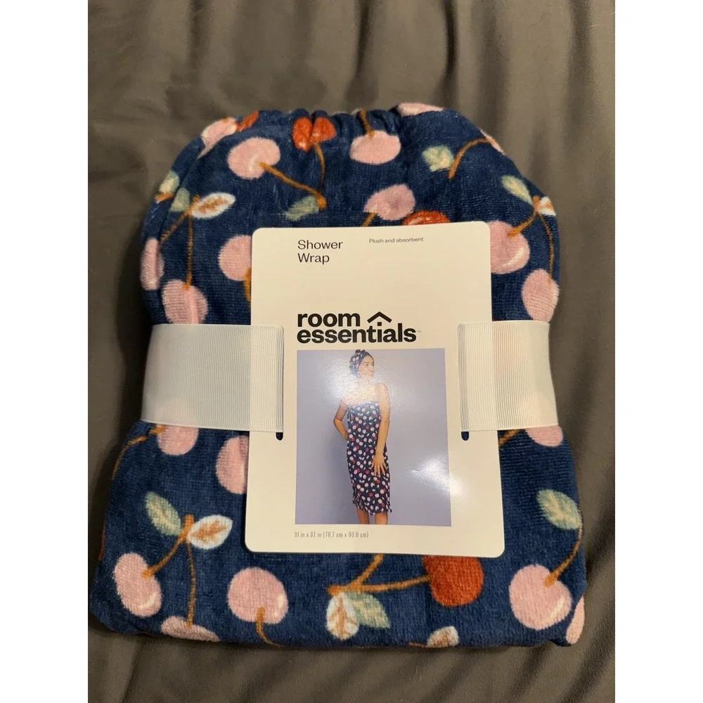 Room Essentials Shower Wrap Bath Wrap‎ Terry Cloth Cotton Soft